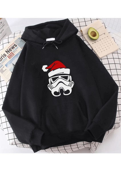 Star Wars Stormtrooper Yeni Yıl Kapşonlu Sweatshirt