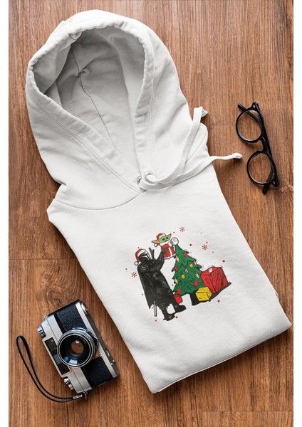 Darth Vader Baby Yoda Yılbaşı Kapşonlu Sweatshirt indirimleri