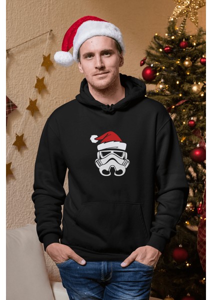 Star Wars Stormtrooper Yeni Yıl Kapşonlu Sweatshirt