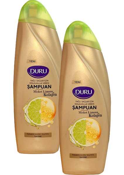 Misket Limonlu ve Kolojen Şampuan 500 ml x 2