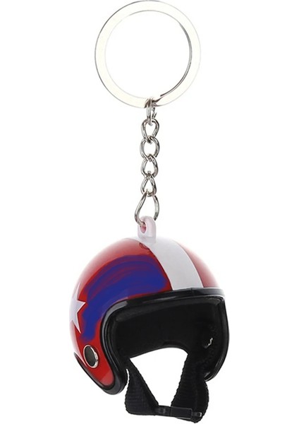 Ultra Realistik Retro Kask Metal Anahtarlık