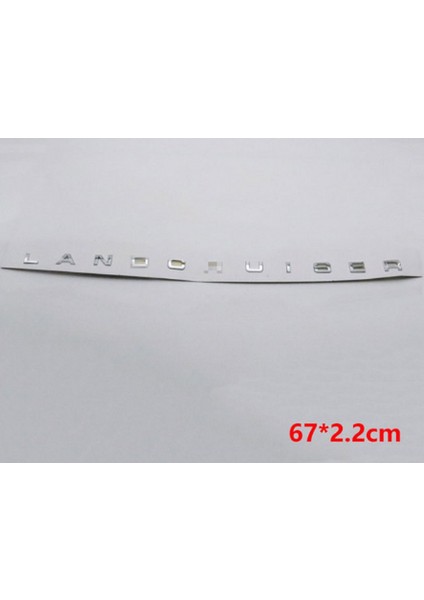 Land Cruiser 2008 2022 Krom Abs Ön Kaput Yazı Logo modelleri