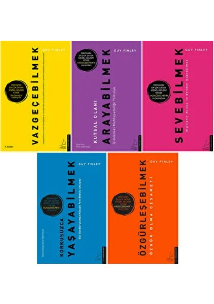Özgürleşebilmek - Sevebilmek - Vazgeçebilmek - Yaşayabilmek - Arayabilmek - 5 Kitap - Guy Finley