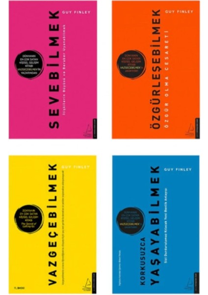 Özgürleşebilmek - Sevebilmek - Vazgeçebilmek - Yaşayabilmek - Arayabilmek - 5 Kitap - Guy Finley fiyatları
