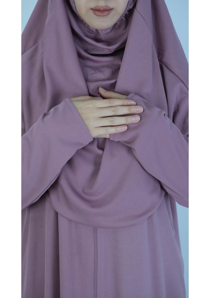 Gül Kurusu Fermuarlı Pratik Namaz Elbisesi indirimleri