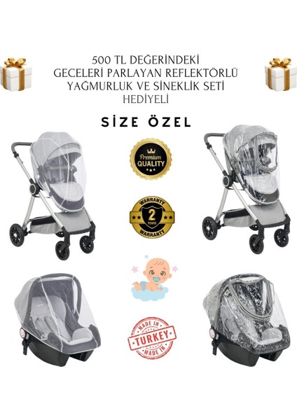 Range Çift Yönlü 6 In 1 Yeni Nesil Travel Sistem Bebek Arabası