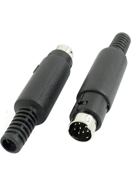Yüksek Kalite Yeni 8 Pin Mini Din Erkek Seri Adaptör Mini-Dın Kablo Terminali Tel Konnektörü 1 Adet (Yurt Dışından)