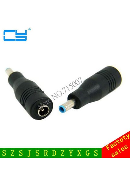 5 Adet Dc Güç Adaptörü Konnektör Fişi Dc Dönüşüm Kafa Jakı Dişi 5.5*2.1mm Fiş Erkek 4.5*3.0 Pin ile Hp Envy Ultrabook Için (Yurt Dışından)