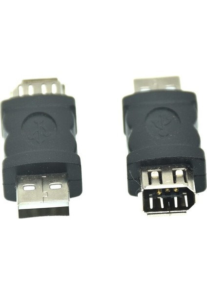 USB 2.0 A Erkek - Firewire Ieee 1394 6p Dişi Adaptör Dönüştürücü Konnektör F/m (Yurt Dışından)