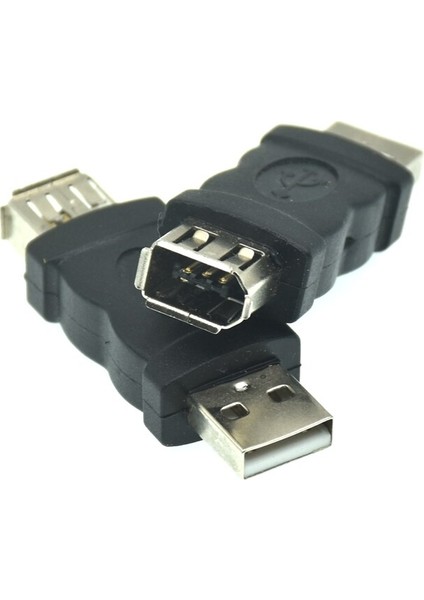 USB 2.0 A Erkek - Firewire Ieee 1394 6p Dişi Adaptör Dönüştürücü Konnektör F/m (Yurt Dışından)