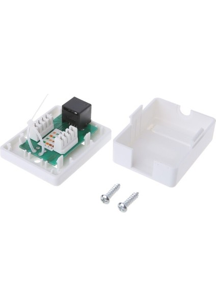 Cat6 RJ45 8P8C Utp Korumasız Tek Bağlantı Noktalı Masaüstü Montaj Kutusu W8ED (Yurt Dışından) fırsatları