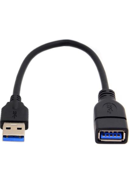 USB 3.0 Tip-A Erkek - USB 3.0 Tip-A Dişi Uzatma Kablosu 20CM 5gbps (Yurt Dışından) fırsatları