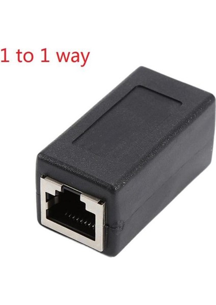 1 Ila 2 RJ45 Splitter Ağ Ethernet Kablosu Ağ Konektörü Dizüstü Bilgisayar Yerleştirme Istasyonları Lan Çift Bağlantı Noktalı Fiş (Yurt Dışından)