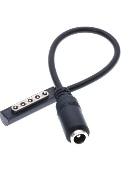Dc Fiş Şarj Kablosu Güç Konektörü Kablosu Tel Pratik Dayanıklı Dc5.5*2.1mm Güç Adaptörü Microsoft Sur Pro 1/2/rt 20 cm (Yurt Dışından) modelleri