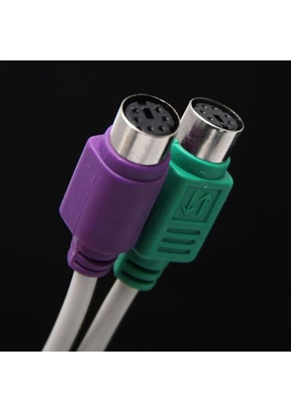 1 Adet USB Erkek Ps2 Dişi Kablo Adaptörü Dönüştürücü Klavye Fare Için Kullanın (Yurt Dışından)