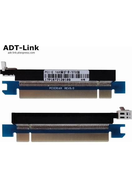Yeni Pcıe 164 Pin 16X Erkek Kadın Yükseltici Genişletilmiş Kart Adaptörü Pcı-E Express Test Dıp Yuvası 1u 2u 3u Std Için Sabitleme Plakalı (Yurt Dışından)