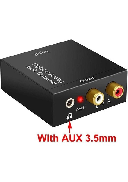 Optik Koaksiyel Toslink Dijitalden Analoga Dönüştürücü Rca L/r Stereo Ses Adaptörü (Yurt Dışından) fırsatları