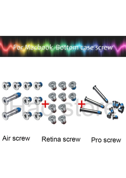 Marka Yeni Alt Kasa Vidaları Vida 10 Adet/takım ve Tornavida Macbook Air Pro Retina A1369 A1466 A1278 A1286 A1502 A1398 (Yurt Dışından)