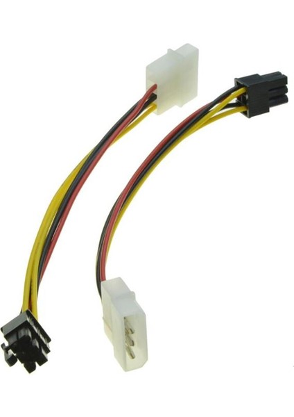 4 Pin Molex - 6 Pin Pcı-Express Pcıe Ekran Kartı Güç Dönüştürücü Adaptör Kablosu (Yurt Dışından) modelleri