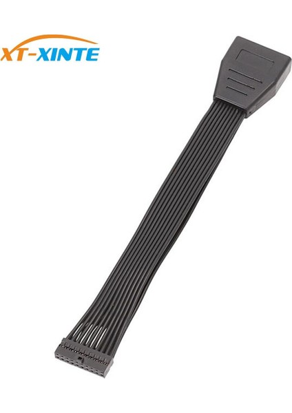 Xt-Xınte 15 cm USB 3.0 20PIN 19PIN Erkek Kadın Anakart Kablosu Adaptörü Bilgisayar Kablosu Konektörü (Yurt Dışından)