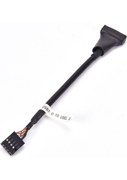 5 Adet/grup Siyah USB 2.0 9 Pin Konut Erkek Anakart USB 3.0 20PIN Dişi Adaptör Kablosu Adaptörü Pc Bilgisayar Için (Yurt Dışından) modelleri