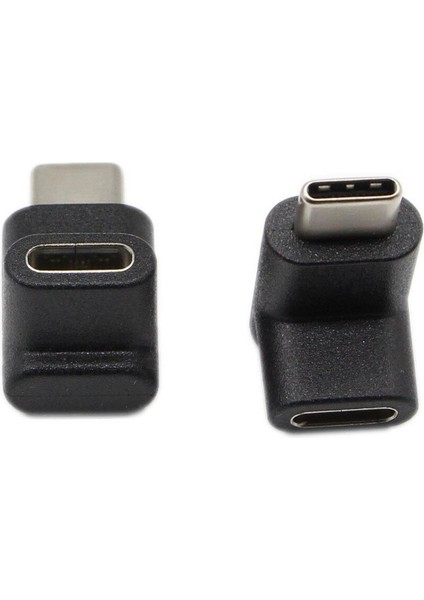 10 Gbps Konektörü 90 Derece Usb-C Adaptör Dirsek Sağ Açı USB 3.1 Tip-C Erkek - Dişi Uzatma Yüksek Kalite (Yurt Dışından) fiyatları