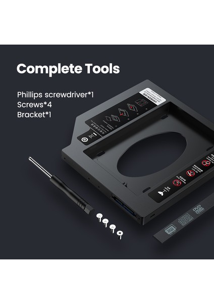 Ugreen HDD Caddy 9,5 mm Sata'dan USB 3.0'a 2,5 Için (Yurt Dışından) indirimleri