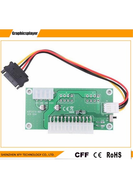 Atx 24-Pin Çift Psu Güç Senkron Başlangıç Genişletici 4pin + Pc Masaüstü Için Sata Algılama Kablosu Satış (Yurt Dışından)