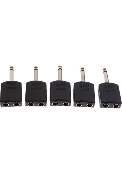 5x Mono 6.35MM/6.5MM Soket Gitar Mono Jack Tak Y Splitter Ses Adaptörü (Yurt Dışından) fiyatları