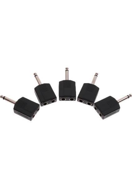 5x Mono 6.35MM/6.5MM Soket Gitar Mono Jack Tak Y Splitter Ses Adaptörü (Yurt Dışından) modelleri