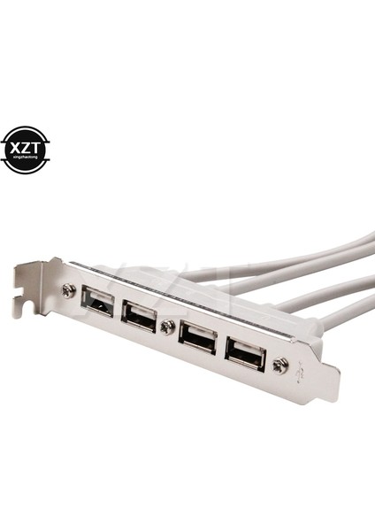 4 Port USB 2.0 Ila 9 Pin Anakart Başlık Braketi Uzatma Kablosu Bilgisayar Arka Panel Braketi 9pin Sıcak Satış Adaptörü Yeni (Yurt Dışından) fırsatları