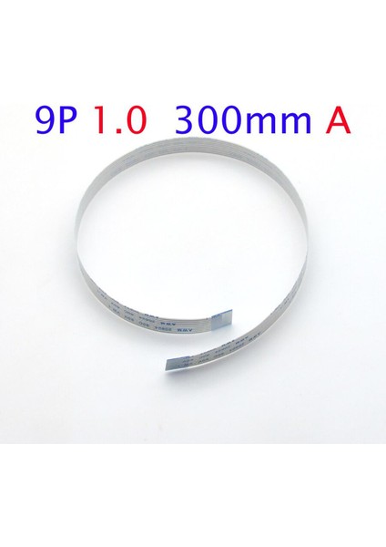 1 Adet/grup 9pin Ffc Fpc Düz Esnek Kablo 1.0mm Pitch 9 Pin A Ileri Uzunluk 300MM Şerit Flex Kablo Awm 20624 80C 60V Vw-1 (Yurt Dışından)
