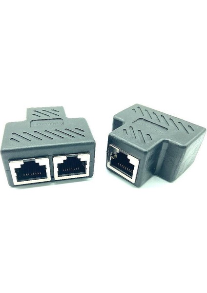 Ethernet Ağ Kablosu Adaptörü RJ45 Dişi Ayırıcı Çift Konnektör Genişletici Bölünmüş Kablo 1 Ila 2 Bağlantı Noktası Pc Yönlendirici Için Lan Bağlayıcı (Yurt Dışından)