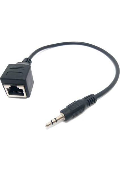 Ağ RJ45 Dişi Dc3.5mm Erkek Jack Dc 3.5 Erkek RJ45 Dişi Kablo Adaptörü Dokunmatik Ekran Cihazı Ktv 0.3 M/30 cm (Yurt Dışından) modelleri