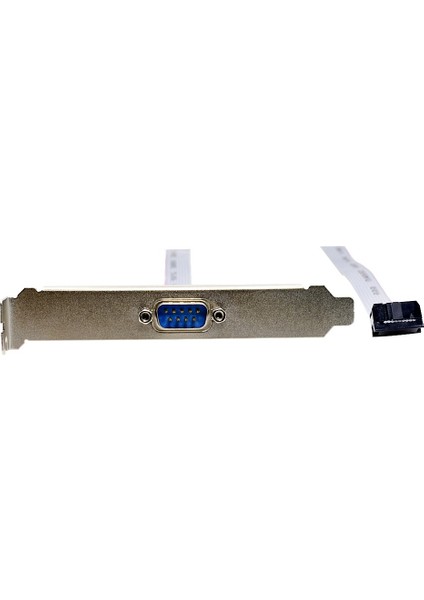 Chıpal Anakart 9 Pin Dişi RS232 Db9 Pin Com Bağlantı Noktası Şerit Seri Kablo Konektörü Braketi ile Kablo (Yurt Dışından)