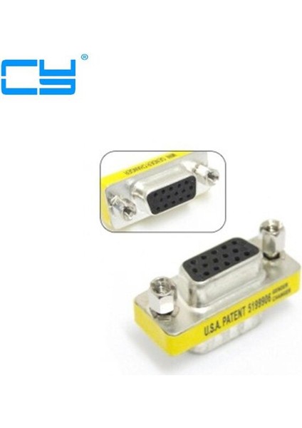 VGA HD15 Dişi - Dişi Mini Cinsiyet Değiştirici Adaptör Konnektörü (Yurt Dışından)