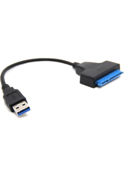 Yüksek Kaliteli 20 cm Süper Hızlı USB 3.0 Sata 22 Pin 2.5 Inç Sabit Disk Sürücüsü SSD Adaptör Kablosu Dönüştürücü (Yurt Dışından) fiyatları