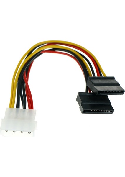 2 Adet/grup Sata Güç Kablosu Ayırıcı 4 Pin Seri 15 Pin Y Ayırıcı Sabit Disk Ide Güç Kabloları Kablo Adaptörü (Yurt Dışından)