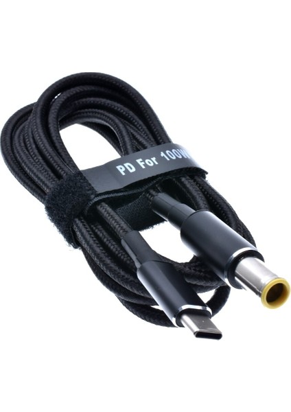 65W 90W 100W USB C Tip C Erkek Dc7.9x 5.5mm Erkek Pd Şarj Cihazı Konnektör Adaptör Kablosu Lenovo T60 T60P T61 T61P X60 (Yurt Dışından)