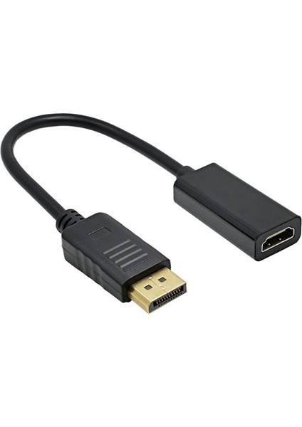 Hp/dell Dizüstü Bilgisayar Ekran Bağlantı Noktası Için 1080P-COM Dp'den HDMI Uyumlu Kablo Adaptörüne Kablo Dönüştürücü, Erkekten Dişiye, (Yurt Dışından)