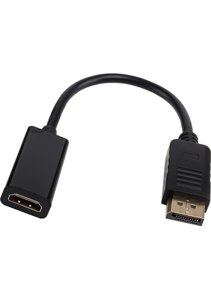 Hp/dell Dizüstü Bilgisayar Ekran Bağlantı Noktası Için 1080P-COM Dp'den HDMI Uyumlu Kablo Adaptörüne Kablo Dönüştürücü, Erkekten Dişiye, (Yurt Dışından)
