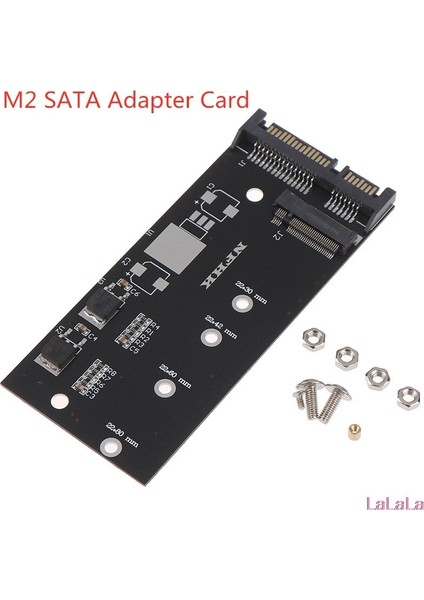 1 Takım Yüksek Verimli M.2 Nvme SSD Dönüştürme Adaptör Kartı Nvme/ahcı SSD Sata Revizyon I/ıı/ııı Için Yükseltilmiş Kit (1.5/3.0/6.0 Gbps) (Yurt Dışından)