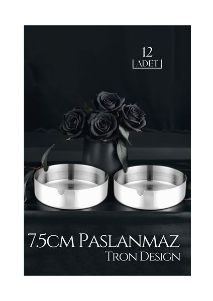 8+4 Adet Mini Küllük Paslanmaz Çelik Tròn Design