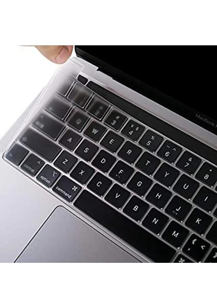 Macbook Air 15 M2 2023 A2941 Uyumlu Set Simli Kılıf Kapak Klavye Koruyucu Ekran Koruyucu Film