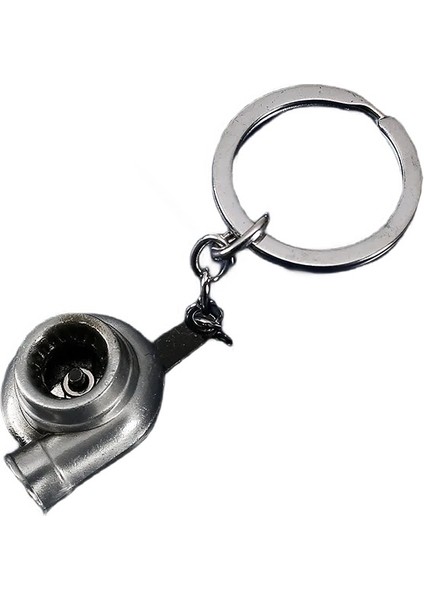 Ultra Realistik Dönebilen Palli Turbo Salyangozu Metal Anahtarlık
