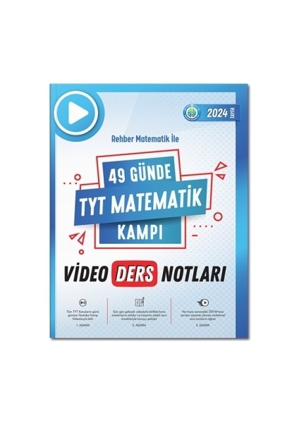 Rehber Matematik ve Rüştü Hoca ile 49 Günde TYT Kamp Kitapları 4'lü Set