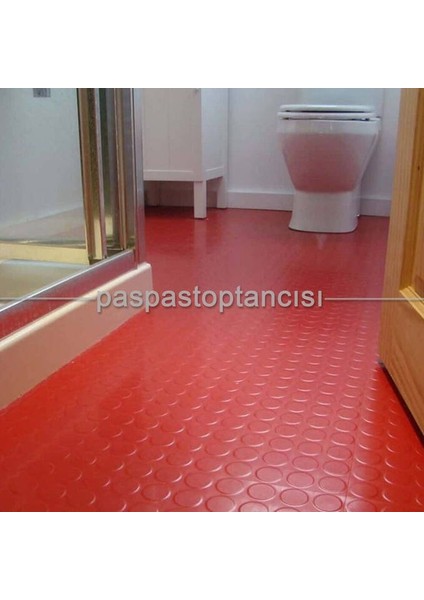 PARALI DESEN 110cm x 500 cm KIRMIZI SOR OTO ZEMİN KAPLAMA-YER DÖŞEMESİ