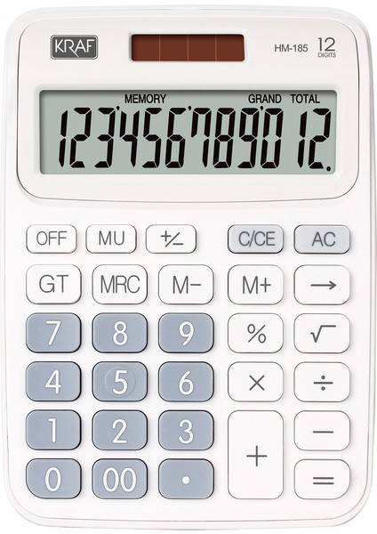 Hesap Makinesi Masaüstü 12 Hane HM-185 Bn