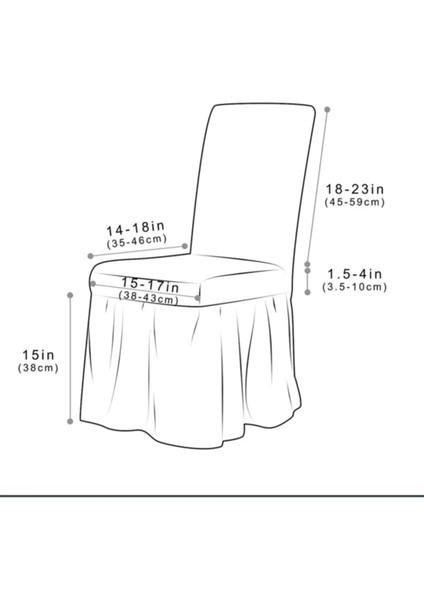 1Adet Bürümcük Sandalye Kılıfı. Likralı Etekli Lastikli Yıkanabilir Sandalye Örtüsü. fiyatları