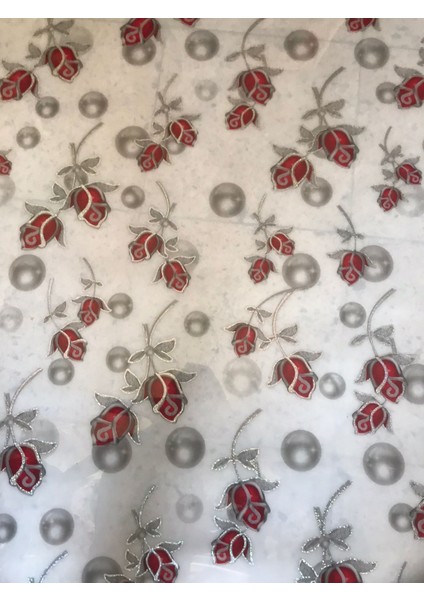 Şeffaf Desenli Masa Örtüsü 80cm X 110cm 1.8mm Pvc Masa Örtüsü Koruyucu